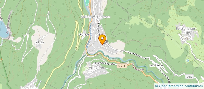 localisation de l'entreprise SAVOIE BUREAU SERVICES à SALINS-FONTAINE