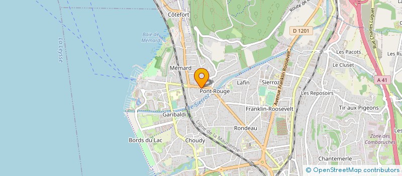 localisation de l'entreprise SAVOIE COMESTIBLES SA à AIX-LES-BAINS