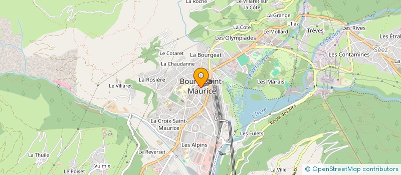 localisation de l'entreprise SAVOIE CONCEPT à BOURG-SAINT-MAURICE
