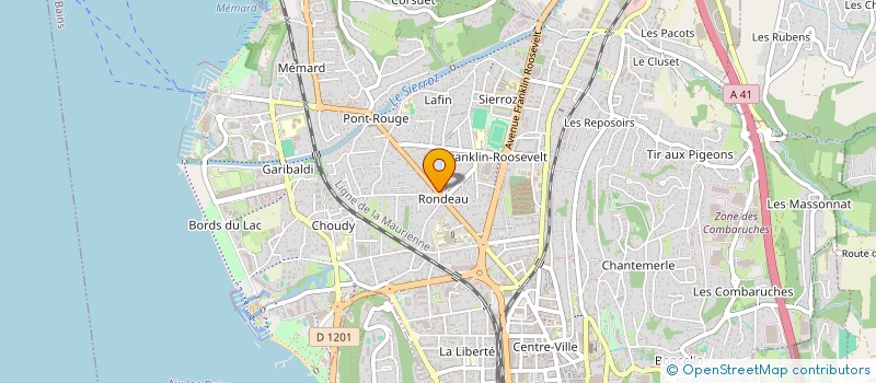 localisation de l'entreprise SAVOIE CONSTRUCTION à AIX-LES-BAINS