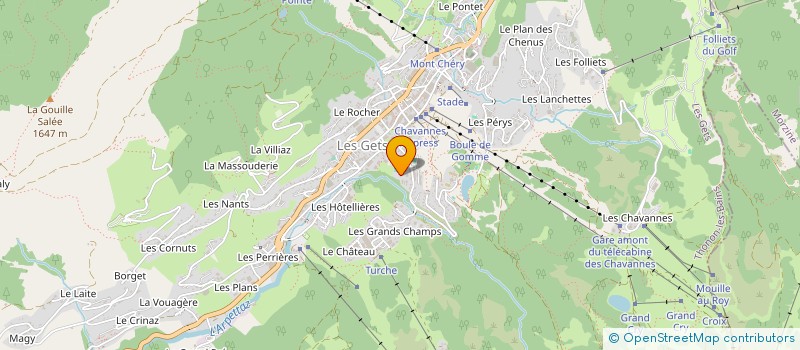 localisation de l'entreprise SAVOIE COTE D'AZUR  LES GETS