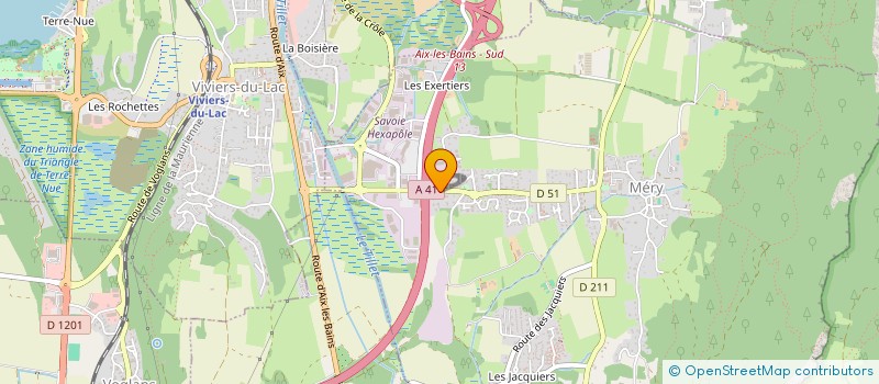 localisation de l'entreprise SAVOIE DECOUPE BETON à MERY