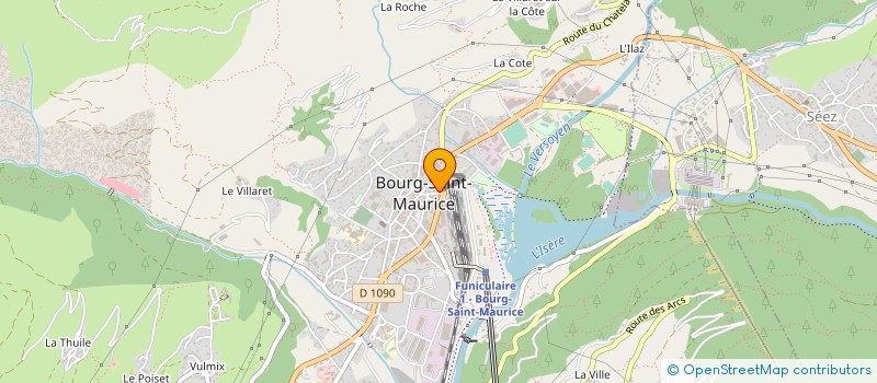 localisation de l'entreprise SAVOIE DECOUVERTE ORGANISATION  BOURG-SAINT-MAURICE