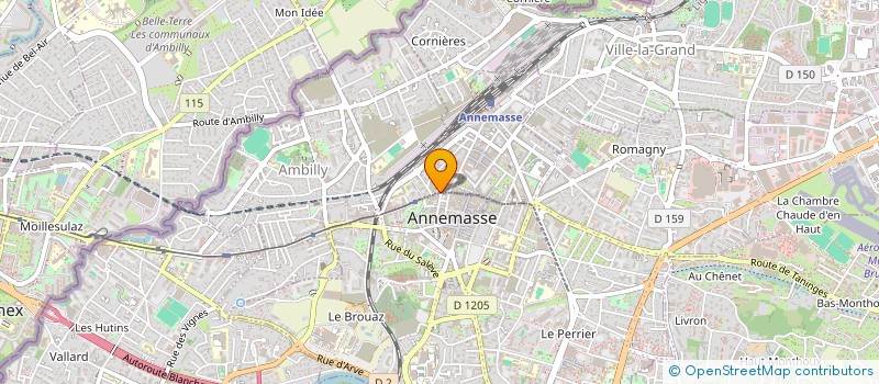 localisation de l'entreprise SAVOIE DEVELOPPEMENT à ANNEMASSE