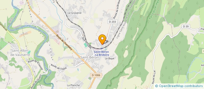localisation de l'entreprise SAVOIE ECO'LOGIS CONSEIL à SAINT-BERON
