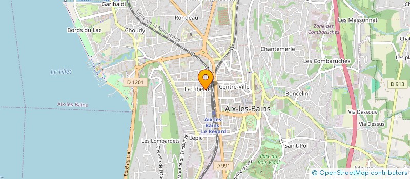 localisation de l'entreprise SAVOIE ELECTROTECHNIQUE FREE LANCE  AIX-LES-BAINS