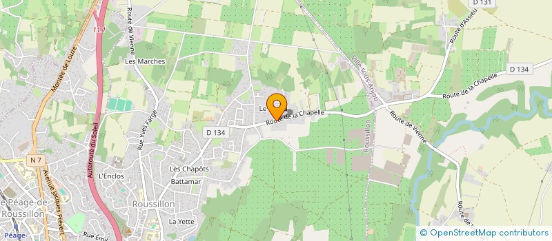 localisation de l'entreprise SAVOIE FACADES ISOLATION  ROUSSILLON