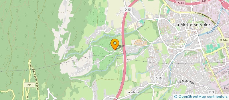 localisation de l'entreprise SAVOIE FAYRE à LA MOTTE-SERVOLEX