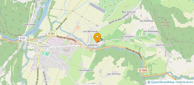 localisation de l'entreprise SAVOIE GRAVURE LASER  YENNE