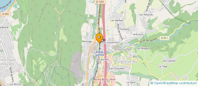 localisation de l'entreprise SAVOIE INGENIERIE à GRESY-SUR-AIX