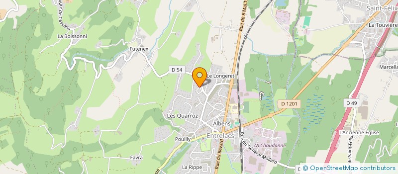 localisation de l'entreprise SAVOIE LACS  ENTRELACS