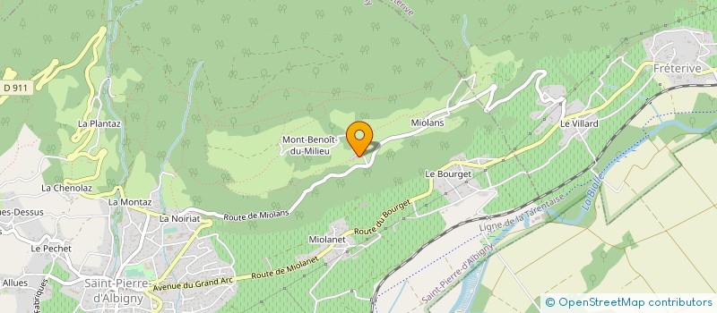 localisation de l'entreprise SAVOIE MEGAWATT à SAINT-PIERRE-D ALBIGNY