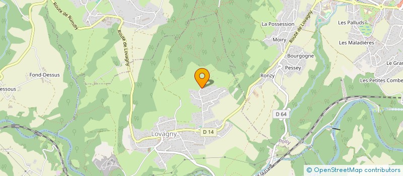 localisation de l'entreprise SAVOIE MONTAGNE AIR CLUB  LOVAGNY