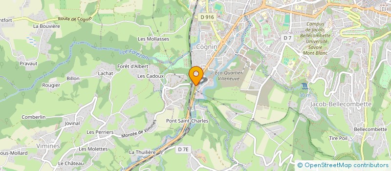 localisation de l'entreprise SAVOIE MULTI-SERVICES INSERTION à COGNIN
