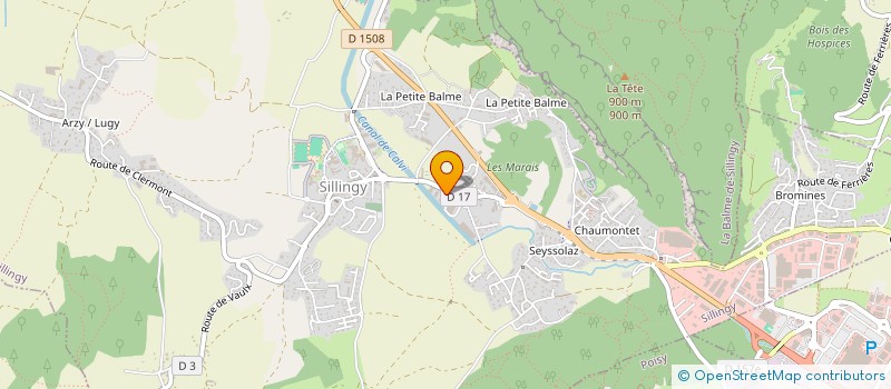 localisation de l'entreprise SAVOIE NET 74 à SILLINGY