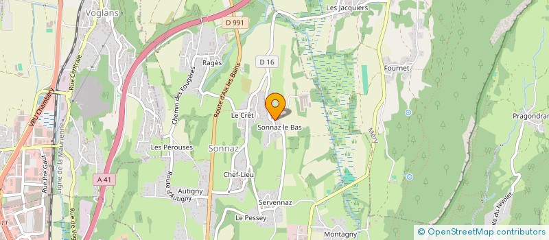 localisation de l'entreprise SAVOIE OEUF  SONNAZ