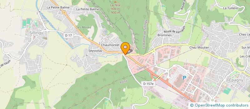 localisation de l'entreprise SAVOIE PISCINES SERVICES  SILLINGY