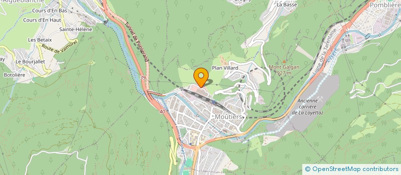 localisation de l'entreprise SAVOIE POSEUR DE PIERRE à MOUTIERS