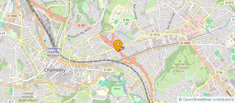 localisation de l'entreprise SAVOIE REMORQUES à BASSENS