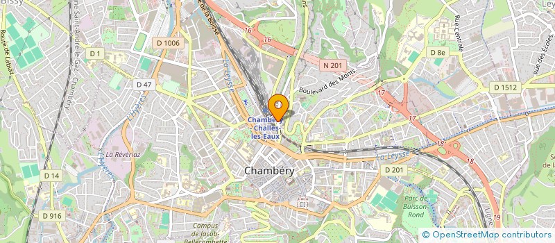 localisation de l'entreprise SAVOIE SABLAGE  CHAMBERY