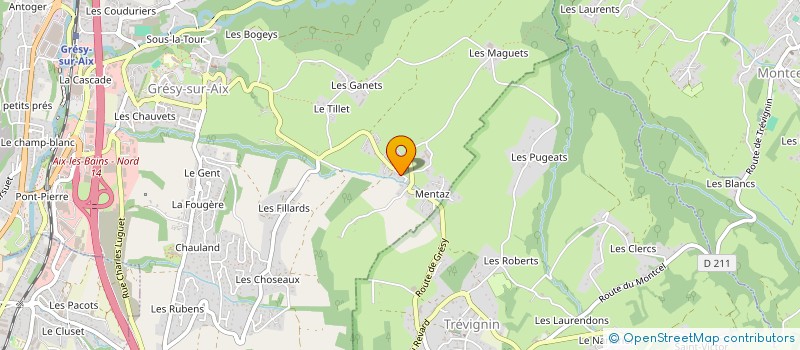 localisation de l'entreprise SAVOIE SOLS  GRESY-SUR-AIX