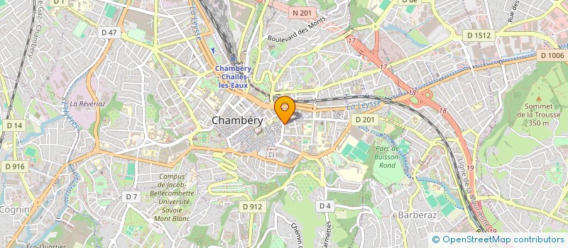 localisation de l'entreprise SAVOIE TRANSACTIONS  CHAMBERY