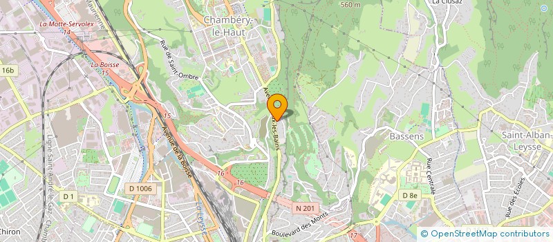 localisation de l'entreprise SAVOIE TRANSPORT EXPRESS  CHAMBERY