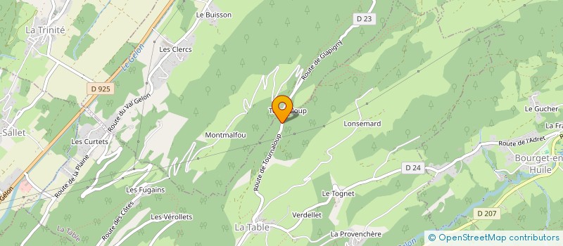 localisation de l'entreprise SAVOIE TRANSPORTS INVESTMENTS  LA TABLE