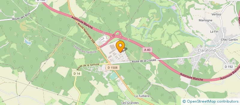 localisation de l'entreprise SAVOIE VOLAILLES PERNOUD à CHENE-EN-SEMINE