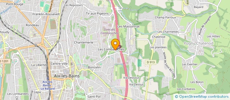 localisation de l'entreprise SAVOIE YAOURT à AIX-LES-BAINS