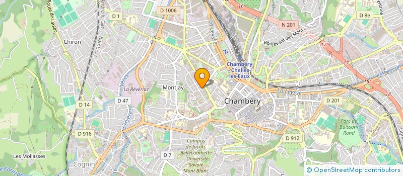 localisation de l'entreprise SAVOIECOM à CHAMBERY
