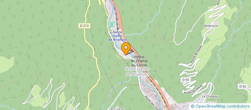 localisation de l'entreprise SAVOIES BOISSONS  LA LECHERE