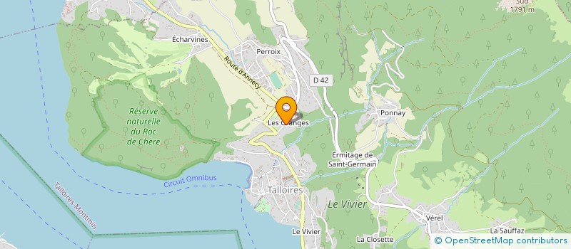 localisation de l'entreprise SAVOIES RECOUVREMENT  TALLOIRES-MONTMIN