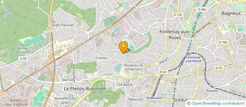 localisation de l'entreprise SAVOIR ASSOCIER SPECTACLE SON ET IMAGE  LE PLESSIS-ROBINSON