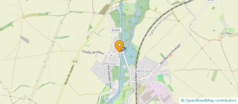 localisation de l'entreprise SAVOIR CONNAITRE PARTAGER  OMISSY