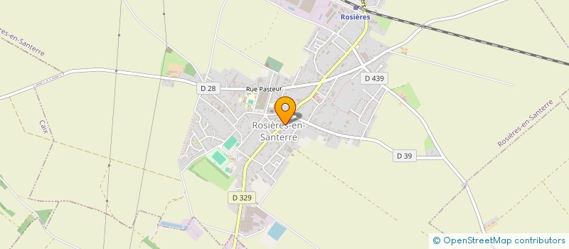 localisation de l'entreprise SAVOIR F'HAIR à ROSIERES-EN-SANTERRE