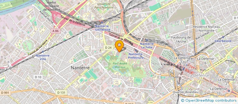 localisation de l'entreprise SAVOIR FAIRE 92  NANTERRE