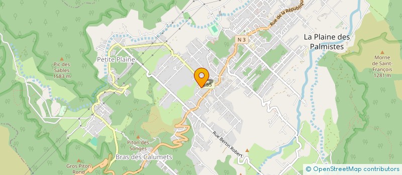 localisation de l'entreprise SAVOIR-FAIRE ET BON SENS PAYSANS  LA PLAINE-DES-PALMISTES