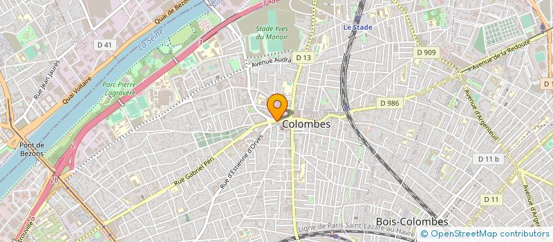 localisation de l'entreprise SAVOIR FERE à COLOMBES