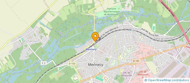 localisation de l'entreprise SAVOIR POUR SAUVER à MENNECY