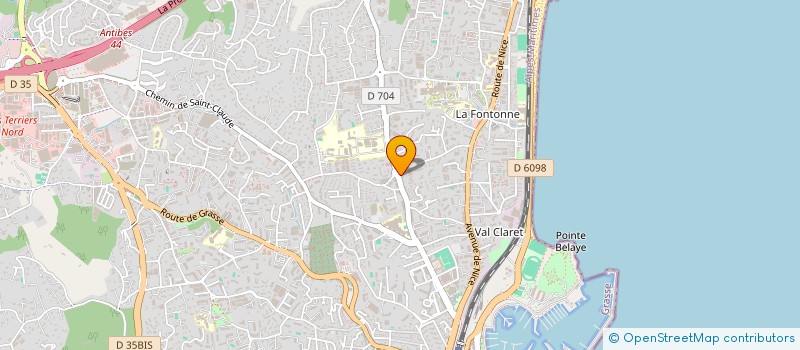 localisation de l'entreprise SAVOIR SOC ANTIBOISE VENTE ORDINATEURS à ANTIBES