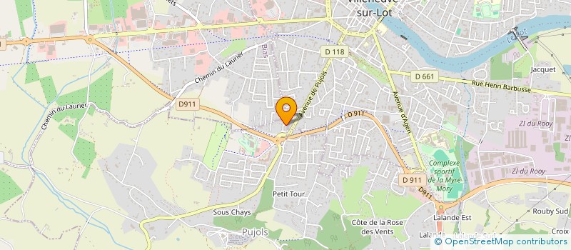 localisation de l'entreprise SAVOIR VIVRE  PUJOLS