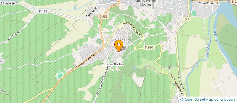 localisation de l'entreprise SAVOIR WINE & TECH  SANCERRE