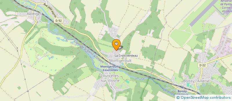 localisation de l'entreprise SAVOIRIA 75  MONTGEROULT