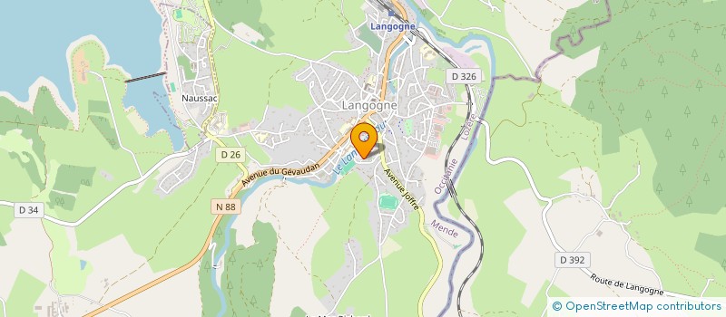 localisation de l'entreprise SAVOIRS EN SOL  LANGOGNE