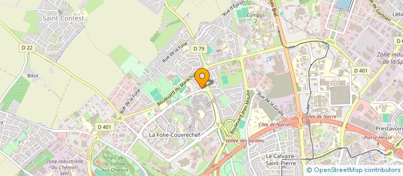 localisation de l'entreprise SAVOIRS ET CREATION à CAEN