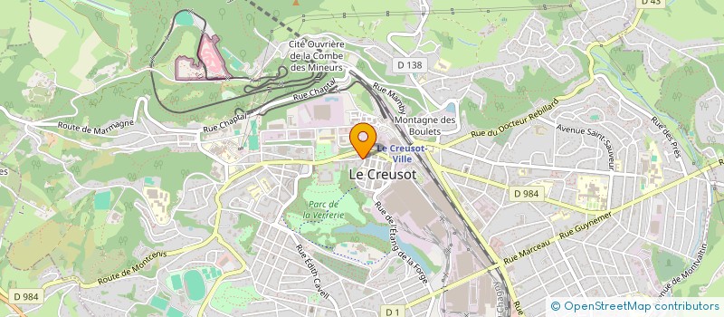 localisation de l'entreprise SAVOIRS - VIVRE - PARTAGER à LE CREUSOT