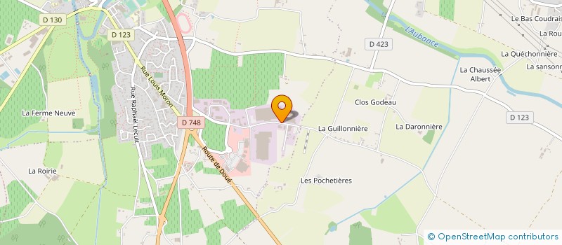 localisation de l'entreprise SAVOIRSPLUS  BRISSAC LOIRE AUBANCE