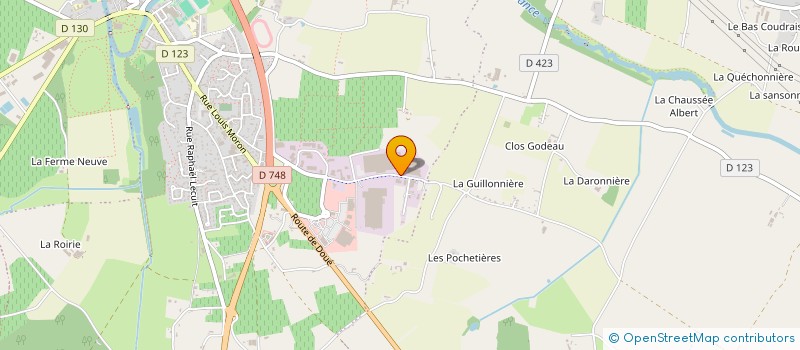 localisation de l'entreprise SAVOIRSPLUS AZUR  BRISSAC LOIRE AUBANCE