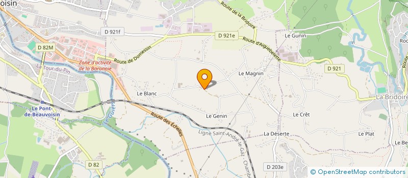 localisation de l'entreprise SAVOISIENNE DE REALISATION DE TRAVAUX INDUSTRIELS  DOMESSIN